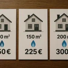 Porównanie kosztów ogrzewania gazowego dla domów 100, 150 i 200 m².