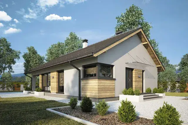 projekty dom&oacute;w na wąską działkę