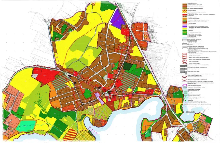 mapa miejscowego planu zagospodarowania przestrzennego