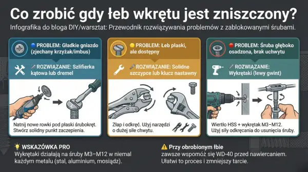 W którą stronę się odkręca śrubę - Zasady, lewy gwint i triki